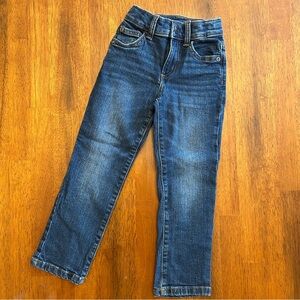 Jumping Beans Boys Straight Leg Jeans | Size 4 | Dark Wash Denim